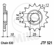 řetězové kolečko KAWASAKI Z900, Z1000, Z1R.7262231