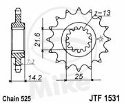 řetězové kolečko KAWASAKI ZR750Zephyr.7261266