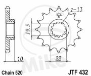 řetězové kolečko SUZUKI DR,DR-Z,RM.7260763